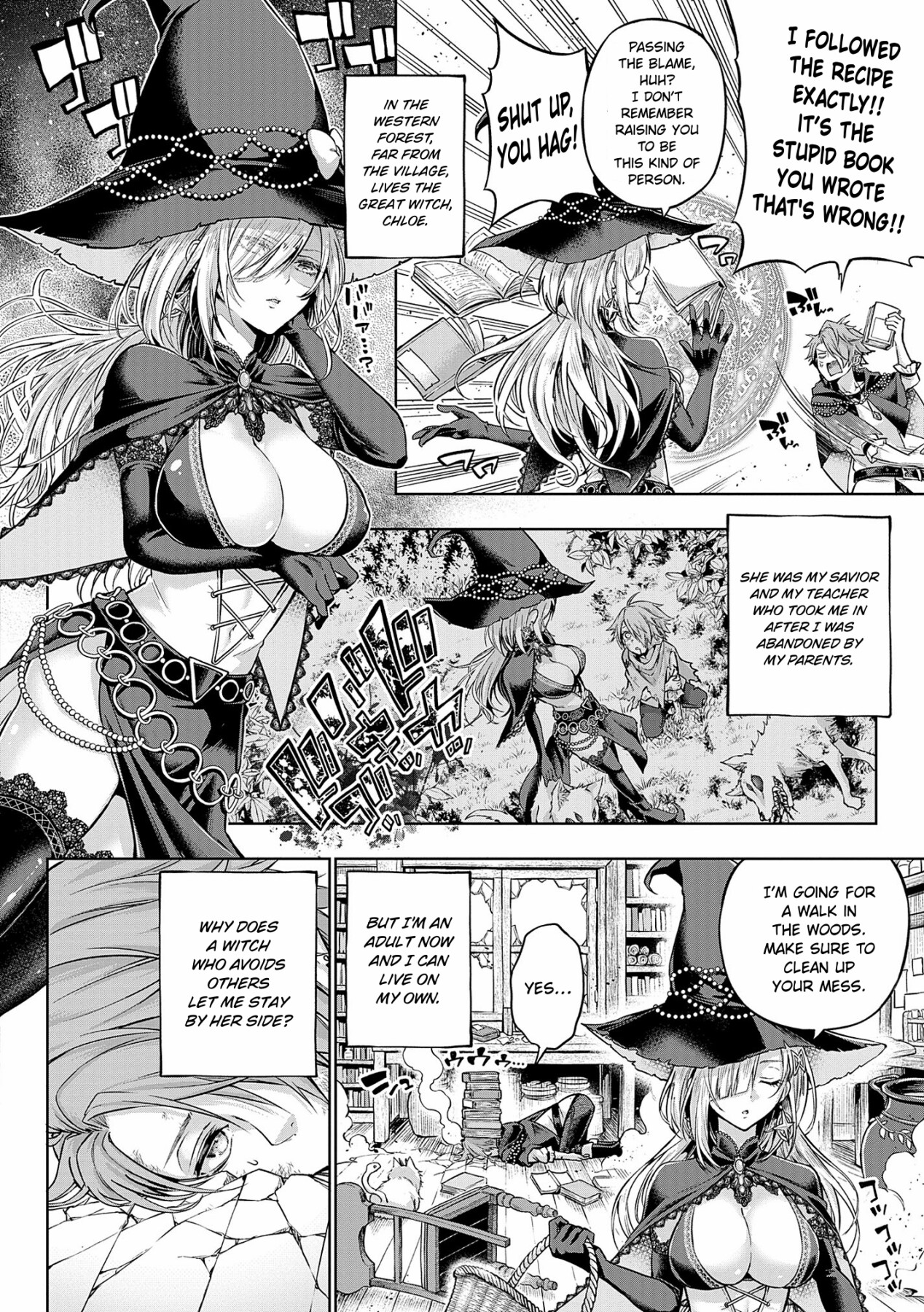 Hentai Manga Comic-Witch Love Potion-Read-2